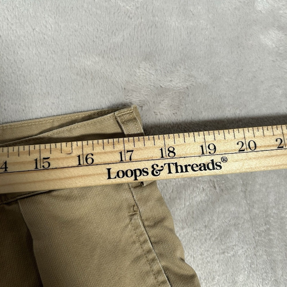 VTG 90s Polo Ralph Lauren Andrew Pant Men 35x30 Beige Classic Chino Pleated USA - Picture 10 of 16